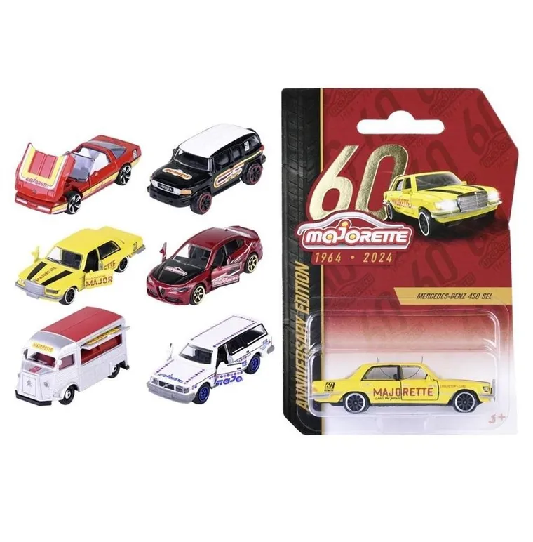 Majorette, 60-lecie, model pojazdu, resorak, 1:64, 1 szt.