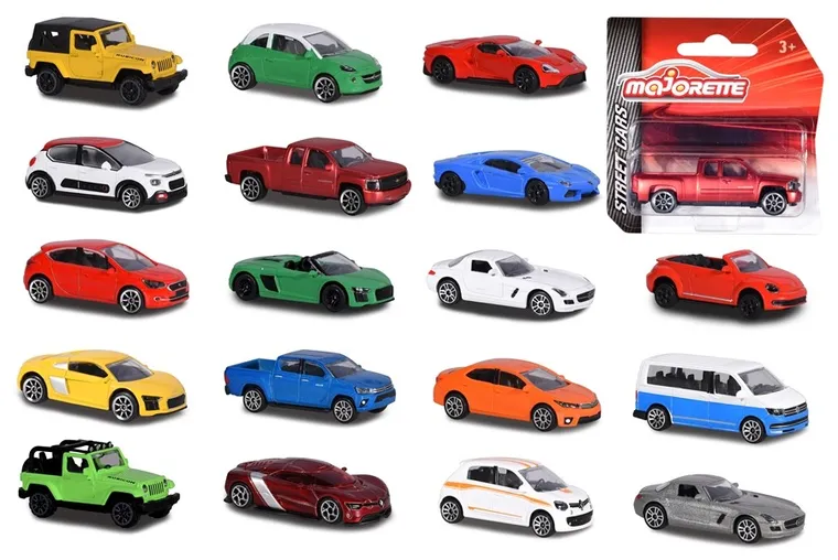 Majorette, auto miejskie, model pojazdu, resorak, 1:64, 1 szt.