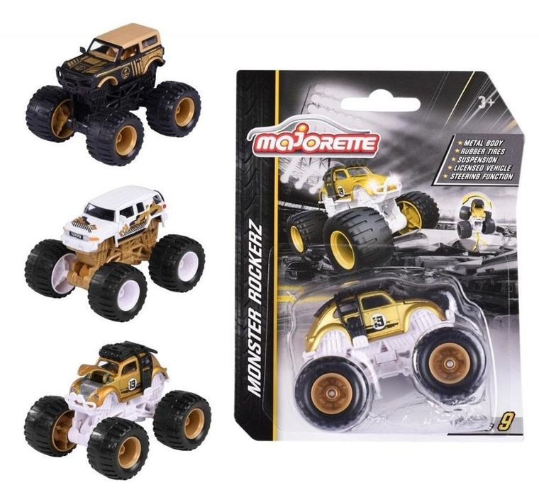 Majorette, Limited Edition 9, Monster Rockerz, model pojazdu, resorak, 1:64, 1 szt.