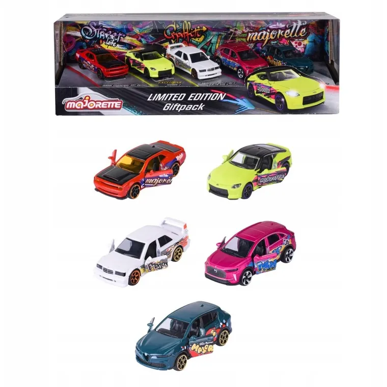 Majorette, Limited Edition, modele pojazdów, resoraki, 1:64, 5 szt.