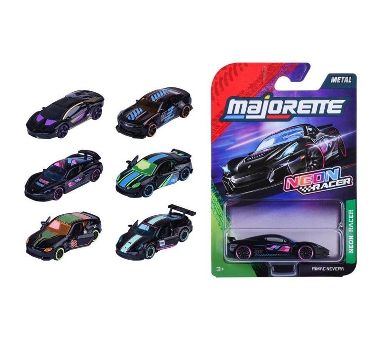 Majorette, Neon Racer, model pojazdu, resorak, 1 szt.