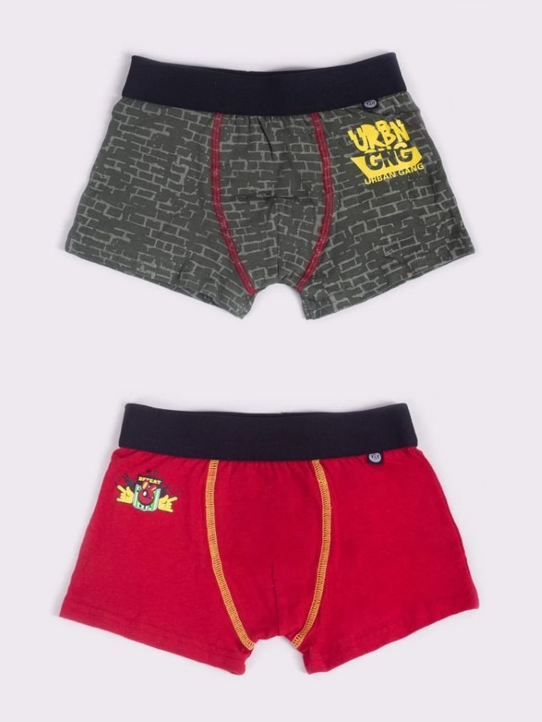 Majtki bokserki chłopięce, mix, zestaw, 2 szt., Yoclub