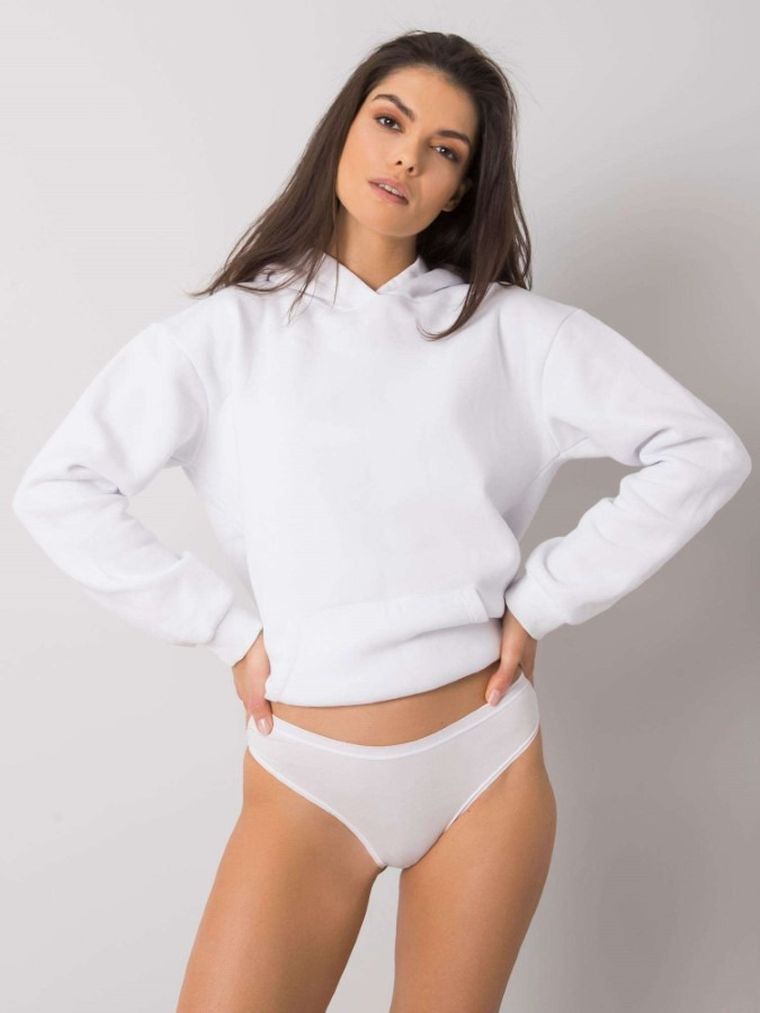 Majtki figi damskie, białe, Berrak