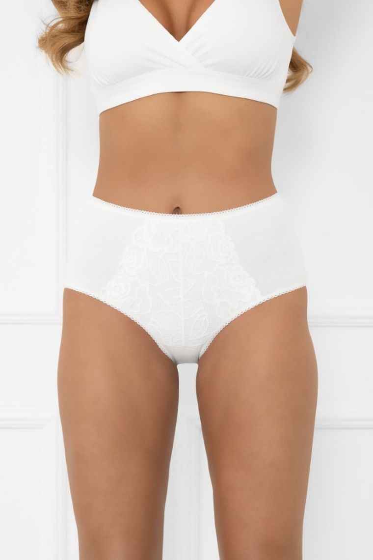 Majtki figi damskie, białe, Libra, Italian Fashion