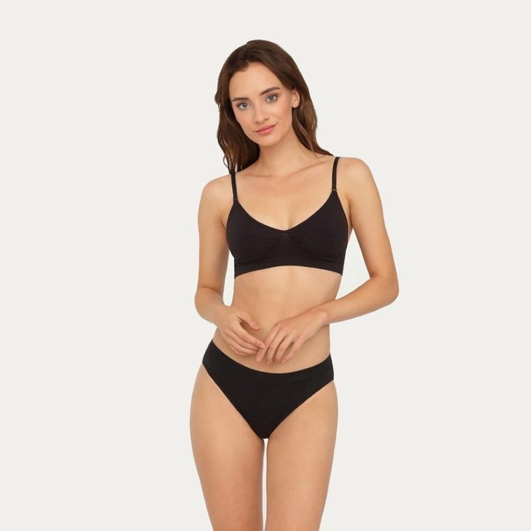 Majtki figi damskie, czarne, Panty Mimi, Gatta