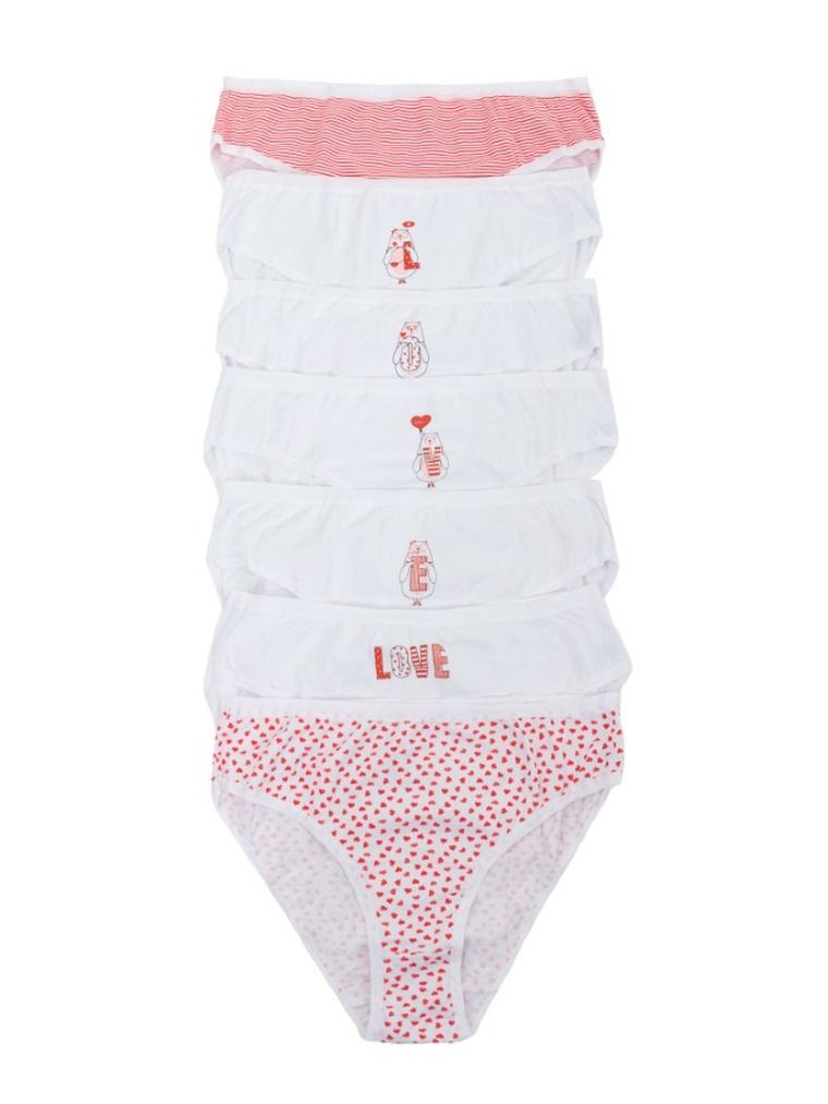 Majtki figi damskie, mix, zestaw, 7 szt., Berrak