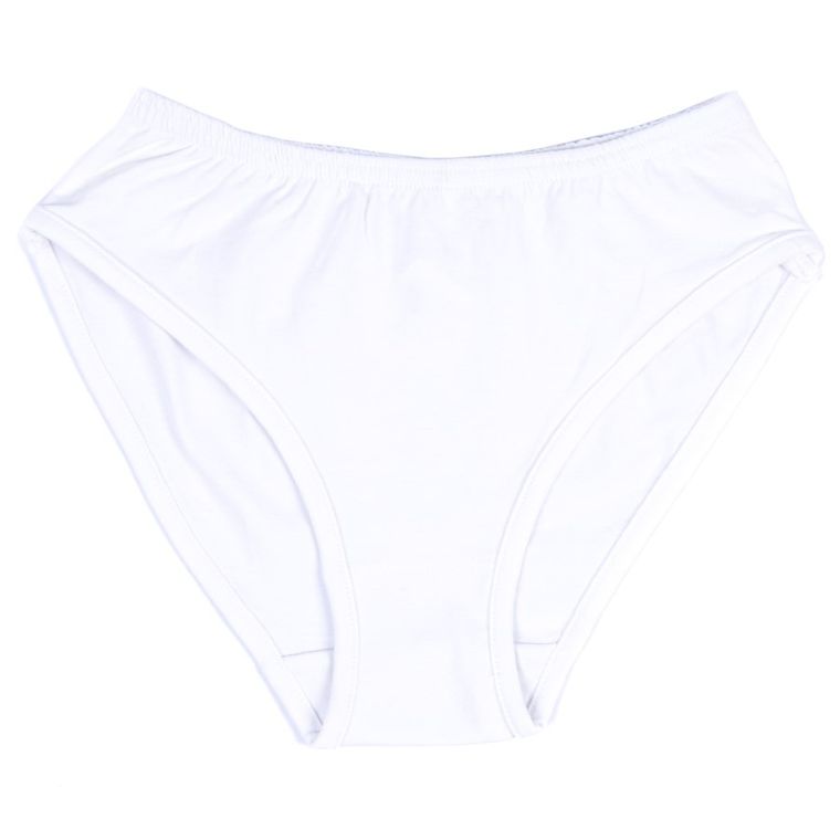 Majtki figi dziewczęce, białe, Olimpias