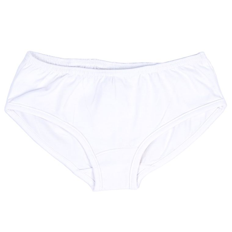 Majtki figi dziewczęce, białe, Olimpias
