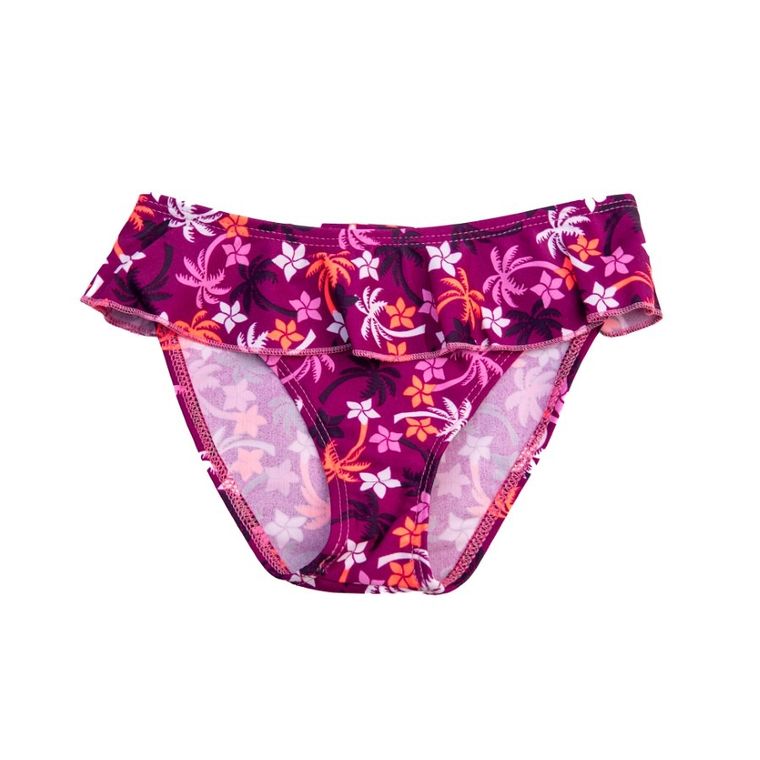 Majtki kąpielowe dziewczęce, ciemnofioletowe, Mariss