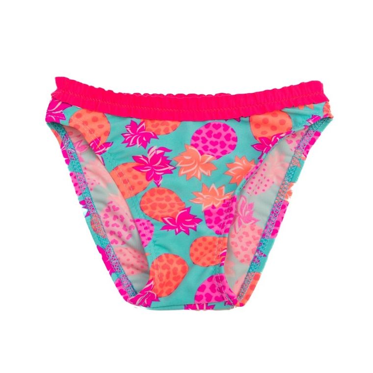 Majtki kąpielowe dziewczęce, turkusowe, Mariss