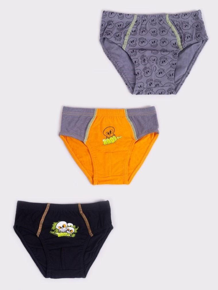 Majtki slipki chłopięce, mix, zestaw, 3 szt., Yoclub