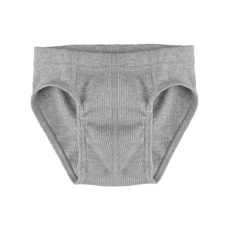 Majtki slipki chłopięce, szare, Saltex