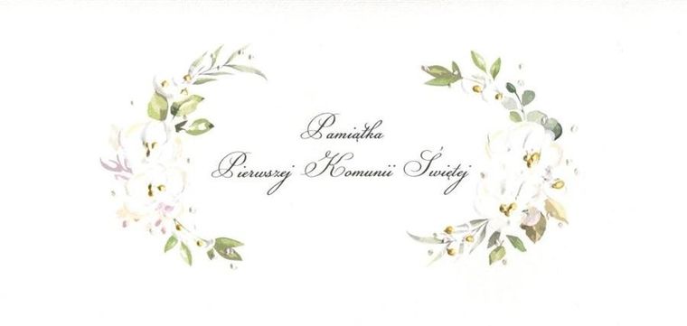 Mak, karnet DL, Komunia, Pamiątka Pierwszej Komunii