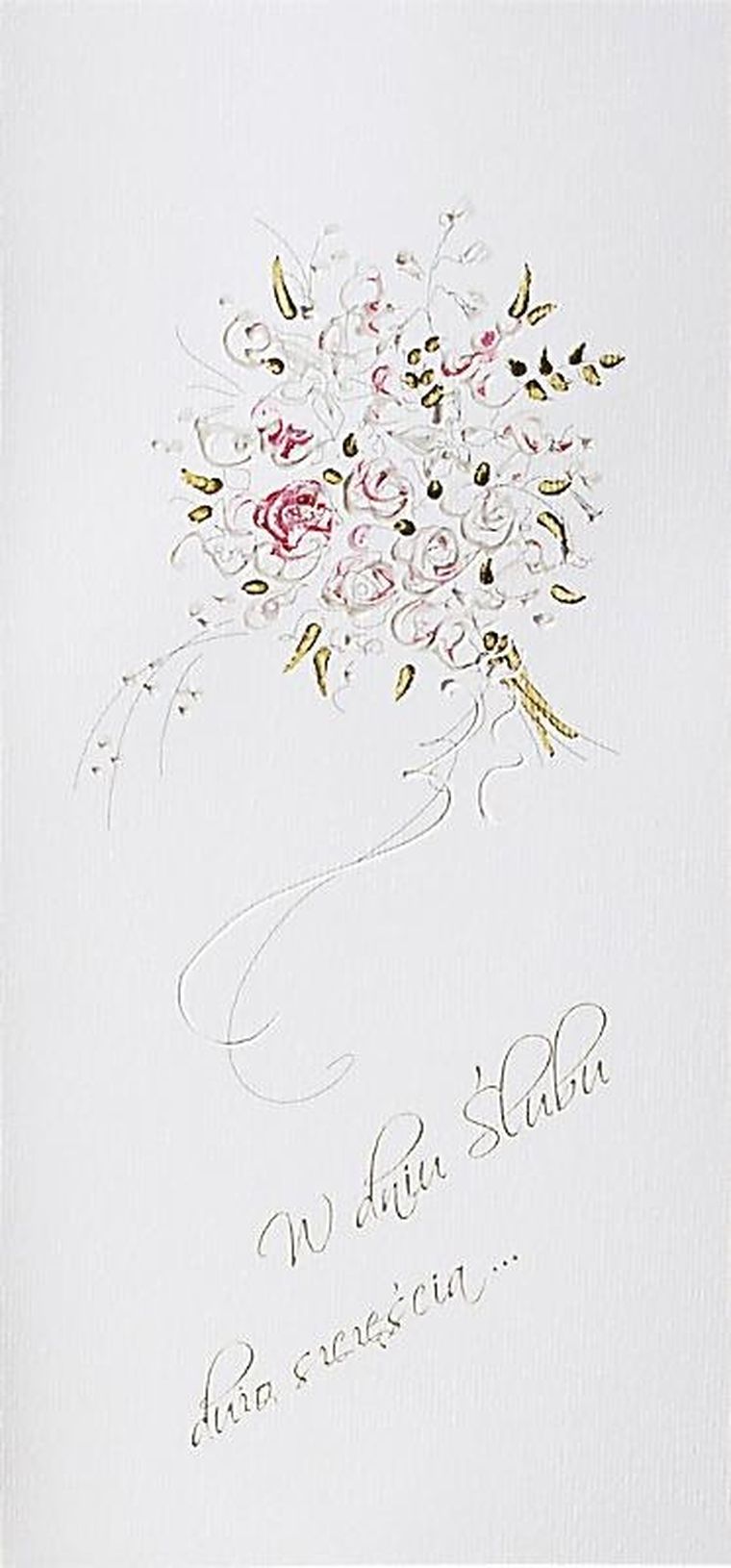 Mak, karnet, Ślub, Bukiet