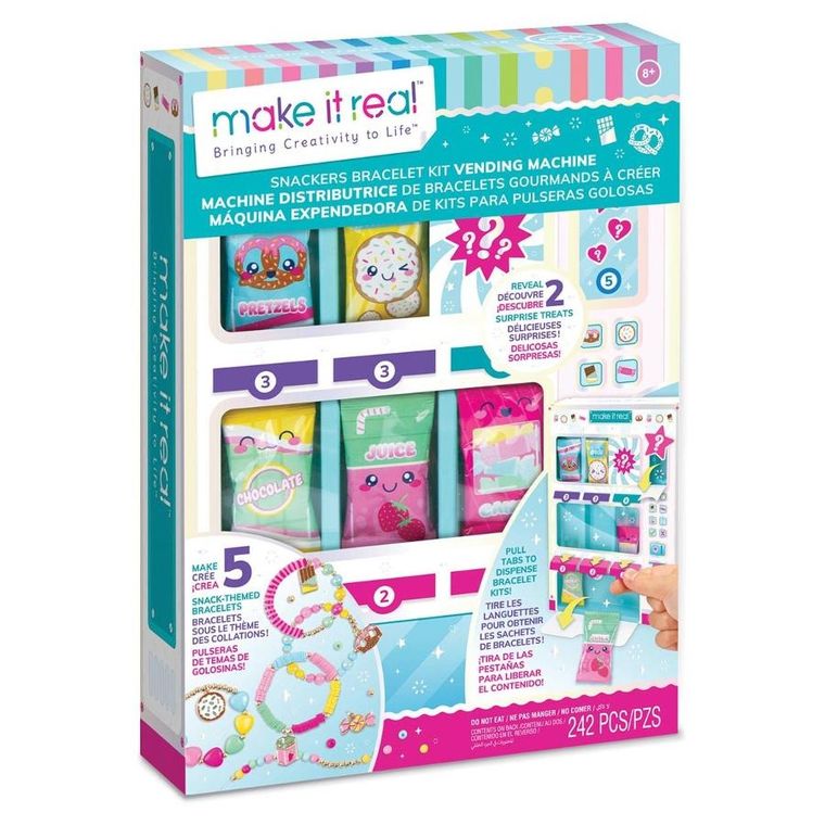 Make it Real, bransoletki, automat z przekąskami, zestaw kreatywny