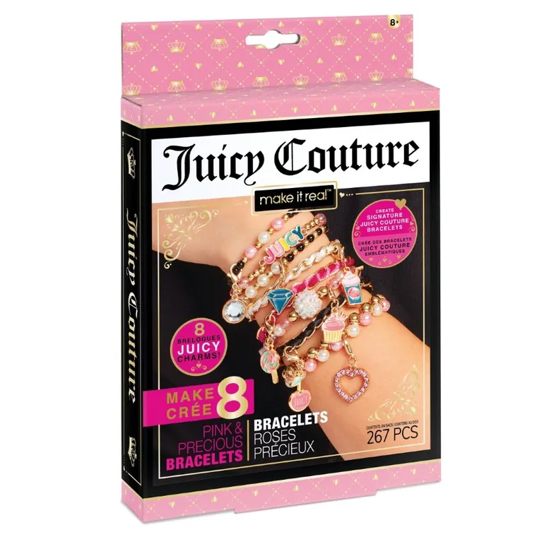 Make it Real, Juicy Couture, Mini Pink & Precious, zestaw do tworzenia bransoletek