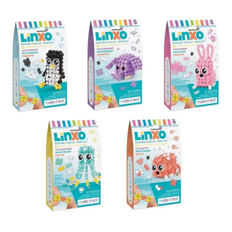Make it Real, LinXo, Mały przyjaciel, zestaw do tworzenia dekoracji i biżuterii, 1 szt.