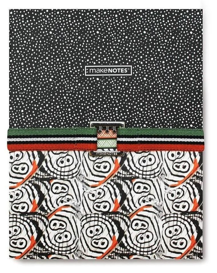 Make Notes, kołonotatnik, A6, 80 kartek, linia, Metamorphosis, 1 szt.