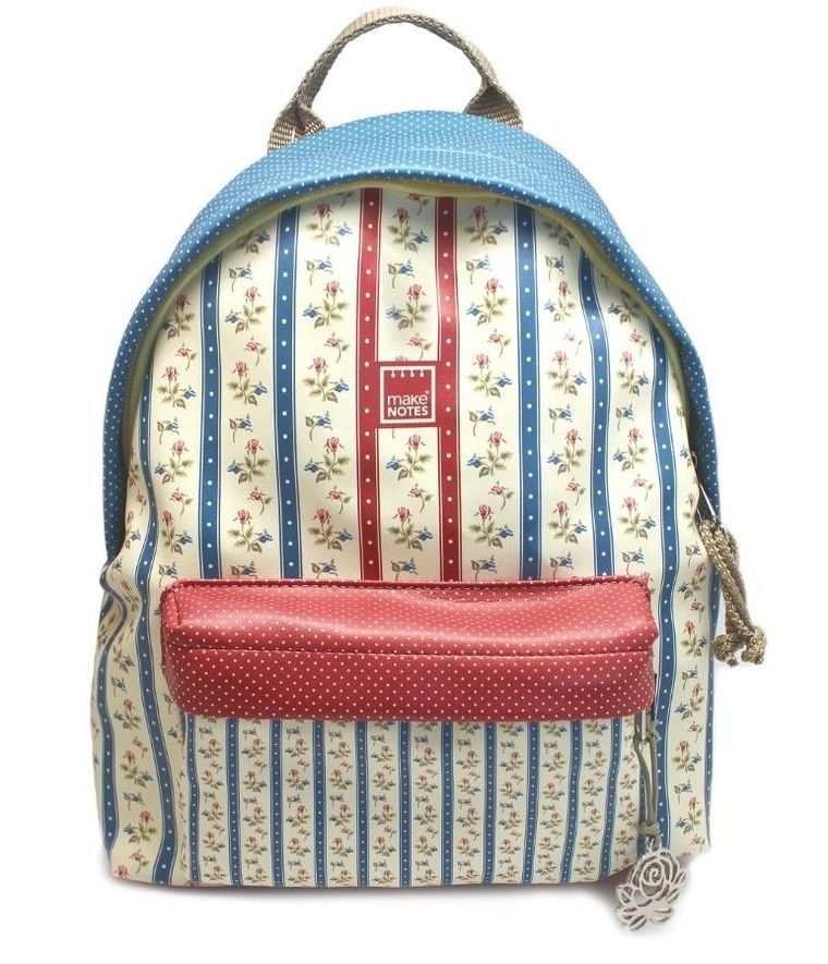 Make Notes, plecak Vintage B, mały, paski