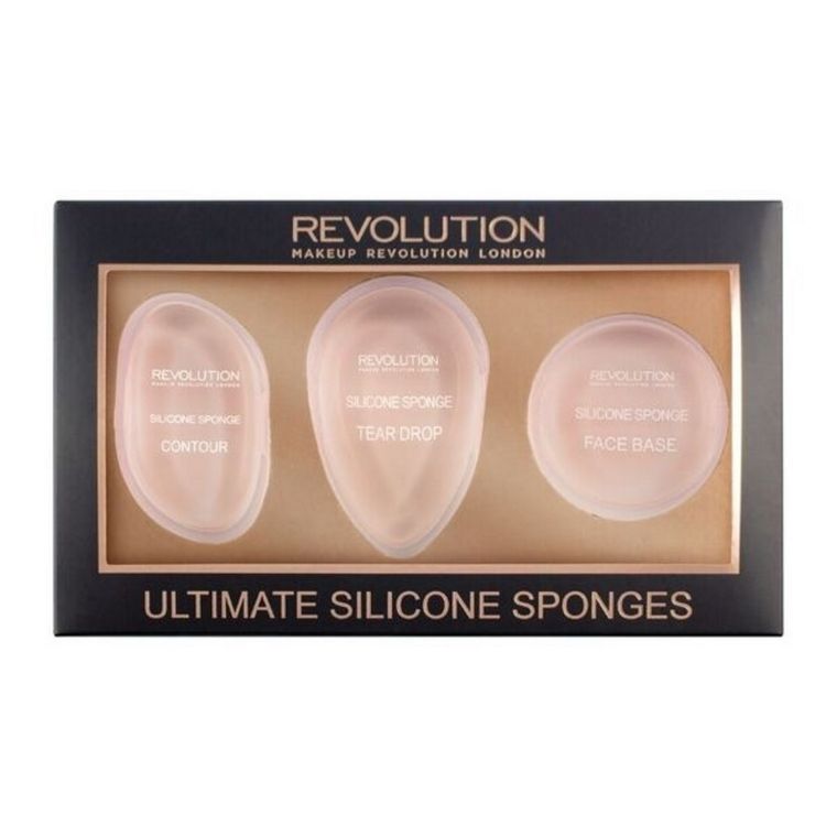 Makeup Revolution, gąbki, Silicone Sponge, 3 szt.