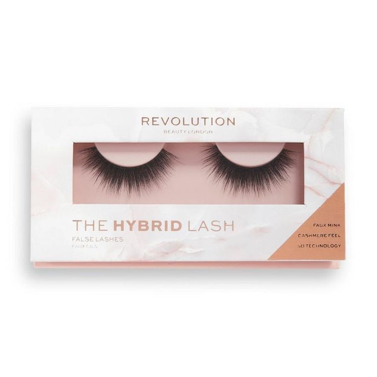 Makeup Revolution, The Hybrid Lash False Lashes 5D, para sztucznych rzęs na pasku
