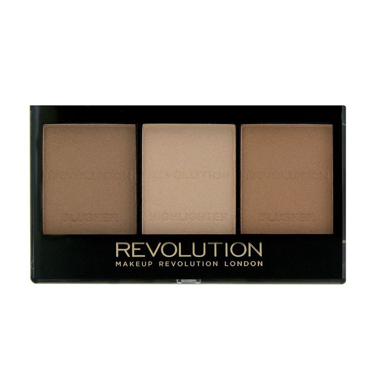 Makeup Revolution, Ultra Sculp & Contour, zestaw do korygowania twarzy, Kit Light-Medium C04, 11 g