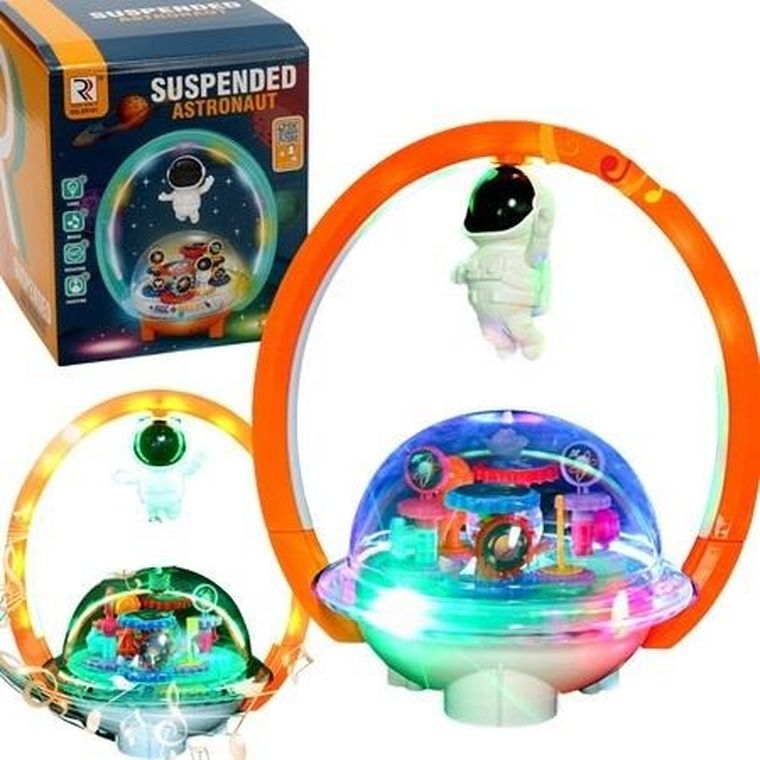 Maksik, astronauta w kuli, zabawka interaktywna