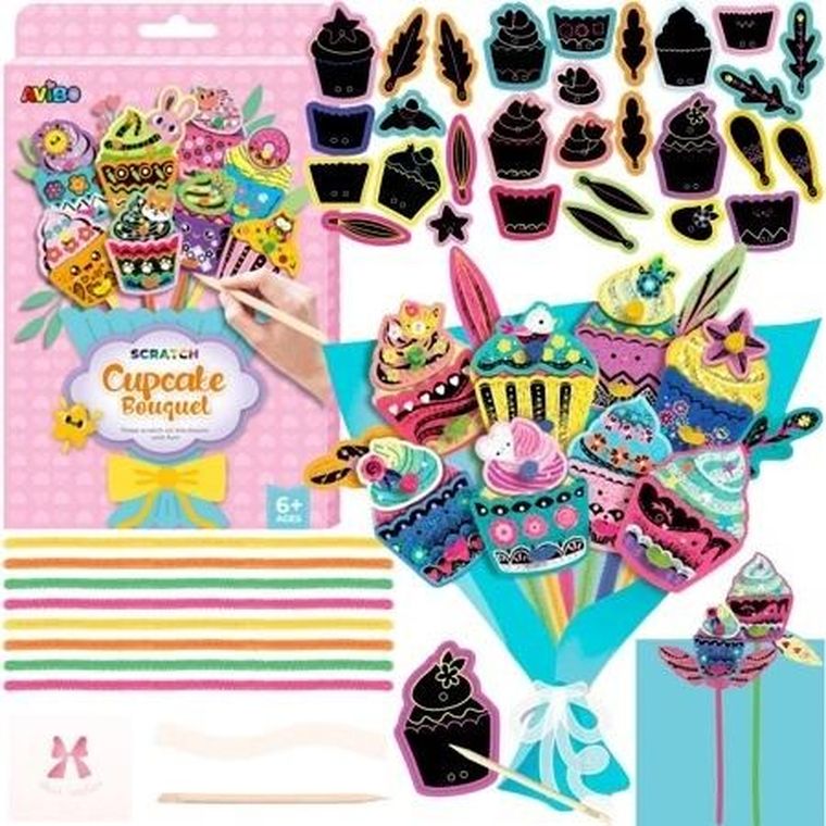 Maksik, bukiet babeczek, zestaw kreatywny