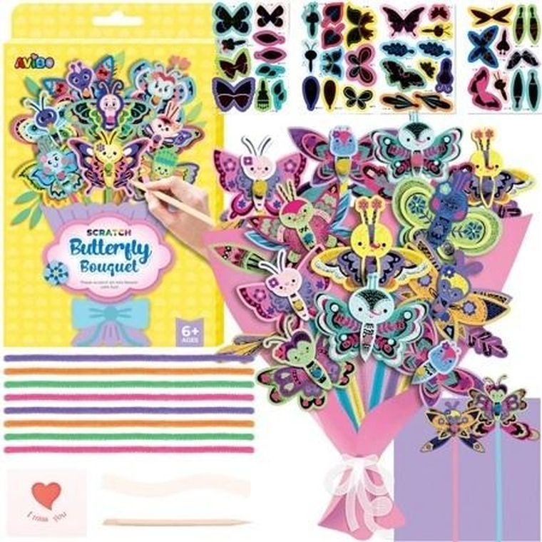 Maksik, bukiet motyli, zestaw kreatywny
