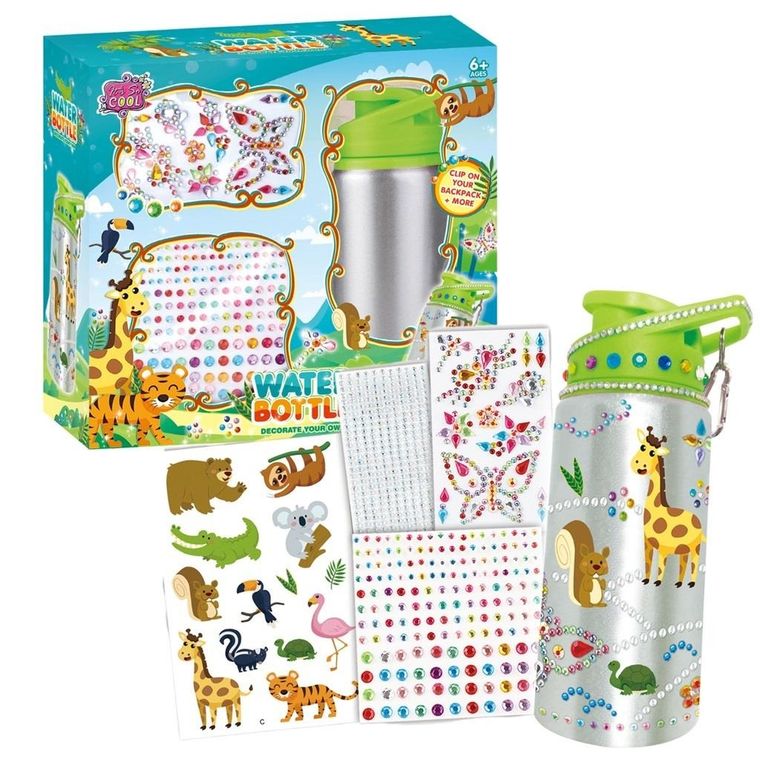 Maksik, butelka do samodzielnego ozdobienia, zwierzęta