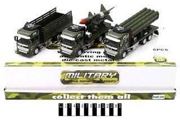Maksik, ciężarówka, metalowy pojazd wojskowy, 1 szt.