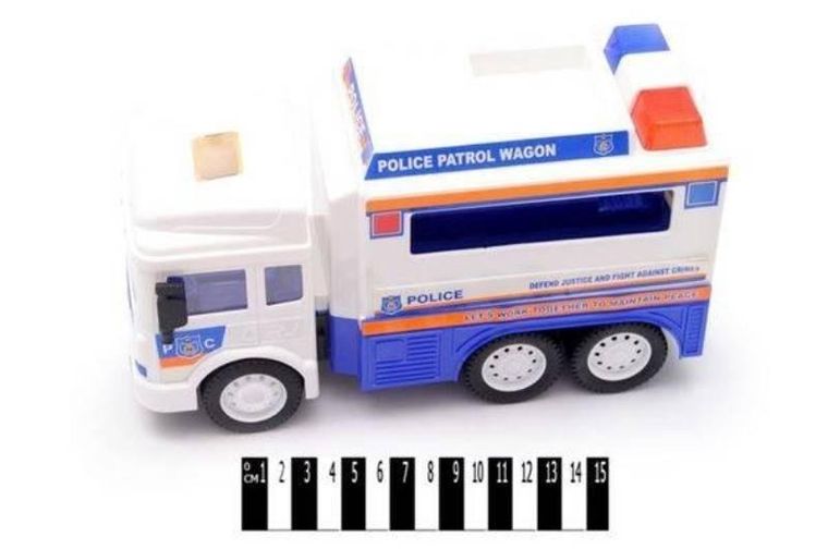 Maksik, ciężarówka, pojazd policyjny