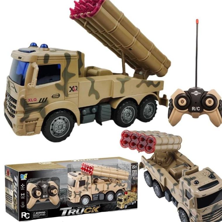 Maksik, ciężarówka, pojazd zdalnie sterowany z wyrzutnią rakietową