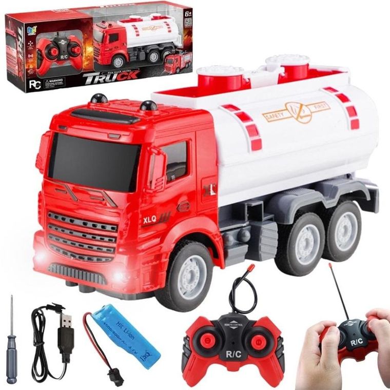 Maksik, ciężarówka, pojazd zdalnie sterowany z zbiornikiem na wodę