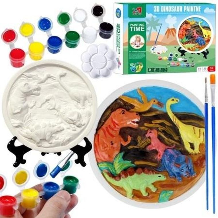 Maksik, dinozaur do malowania 3D