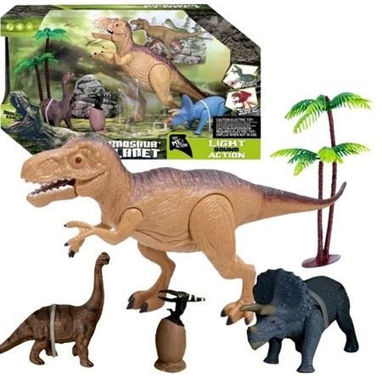 Maksik, dinozaury, zestaw figurek, 4 szt.