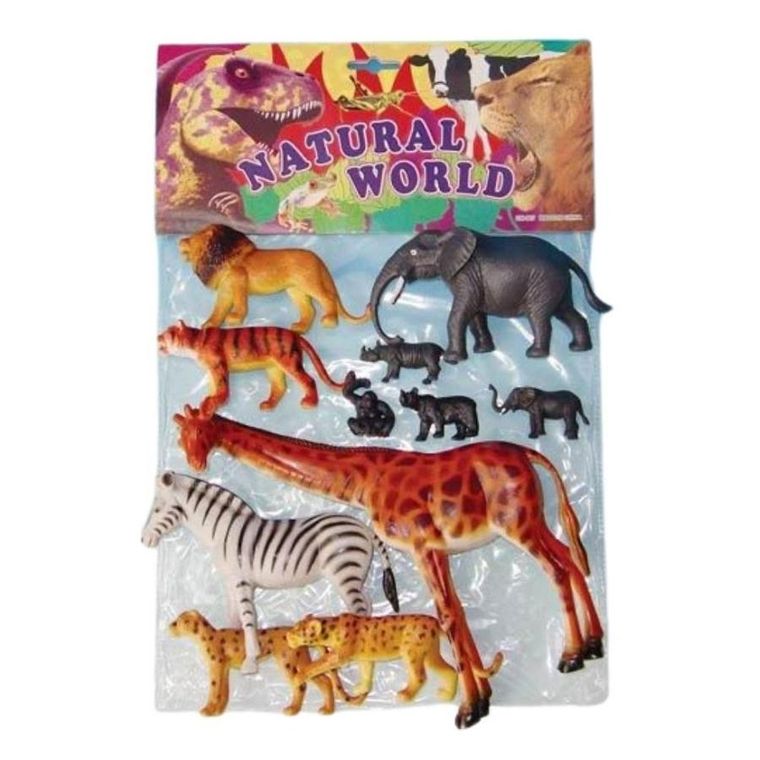 Maksik, dzikie zwierzęta, zestaw figurek