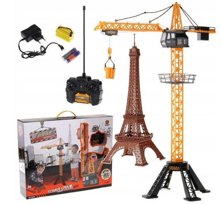 Maksik, Dźwig z Wieżą Eiffla, zdalnie sterowany
