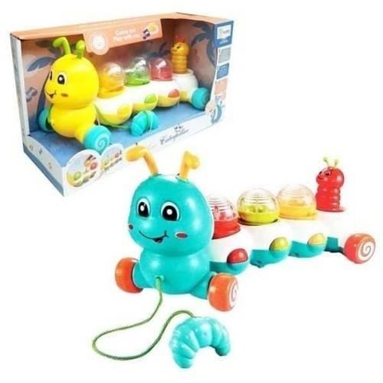 Maksik, gąsienica ze sznurkiem