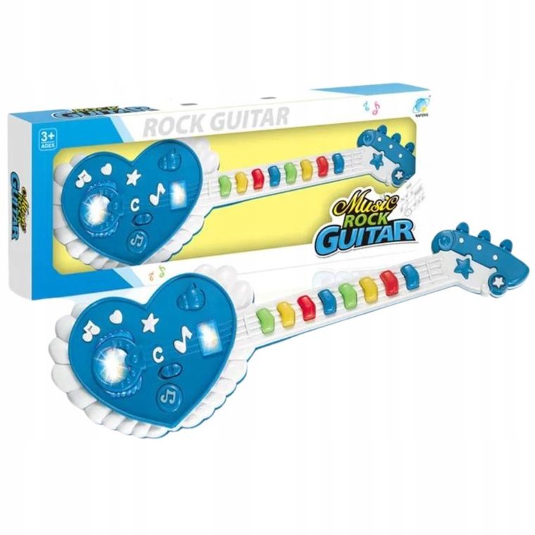 Maksik, gitara, niebieska