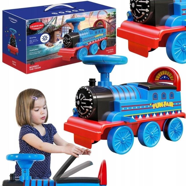 Maksik, jeździk interaktywny, pociąg