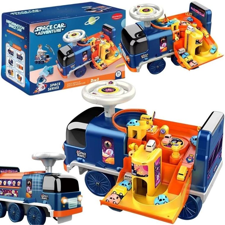 Maksik, jeździk interaktywny, pojazd kosmiczny, rozkładany tor samochodowy
