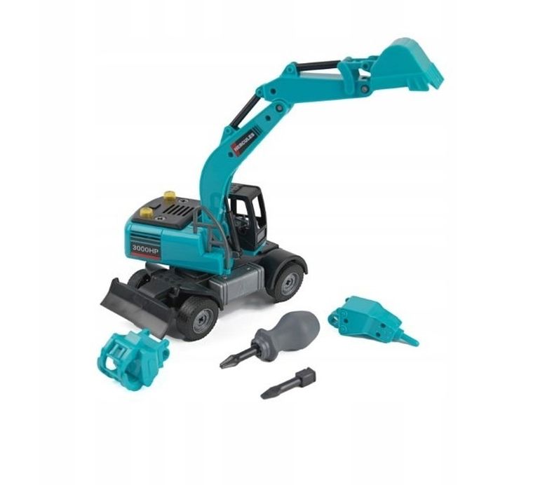 Maksik, koparka do skręcania, niebieska