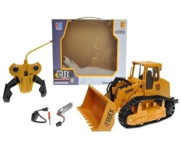 Maksik, koparka na gąsienicach, pojazd zdalnie sterowany