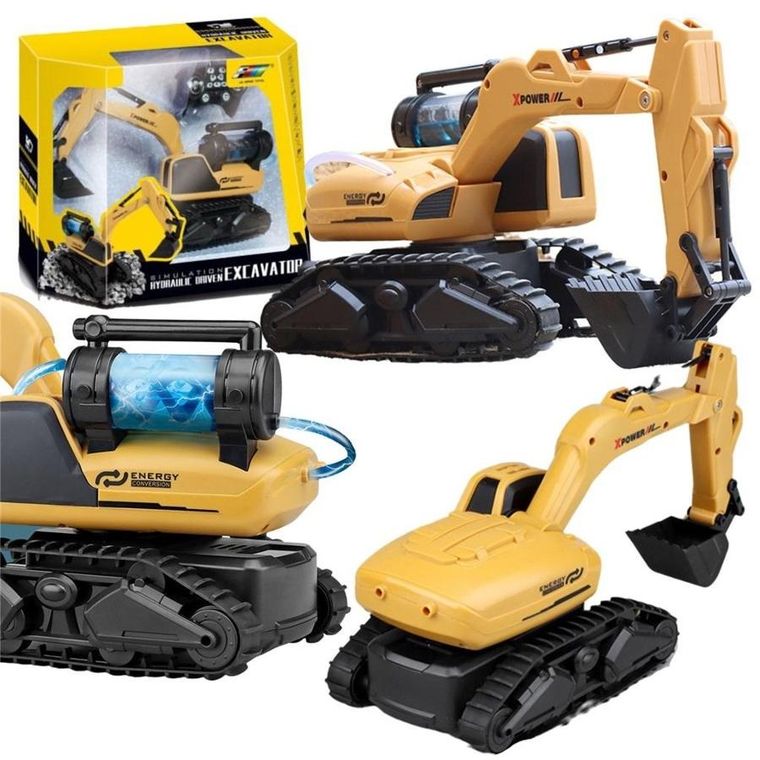 Maksik, koparka, pojazd zdalnie sterowany, interaktywny