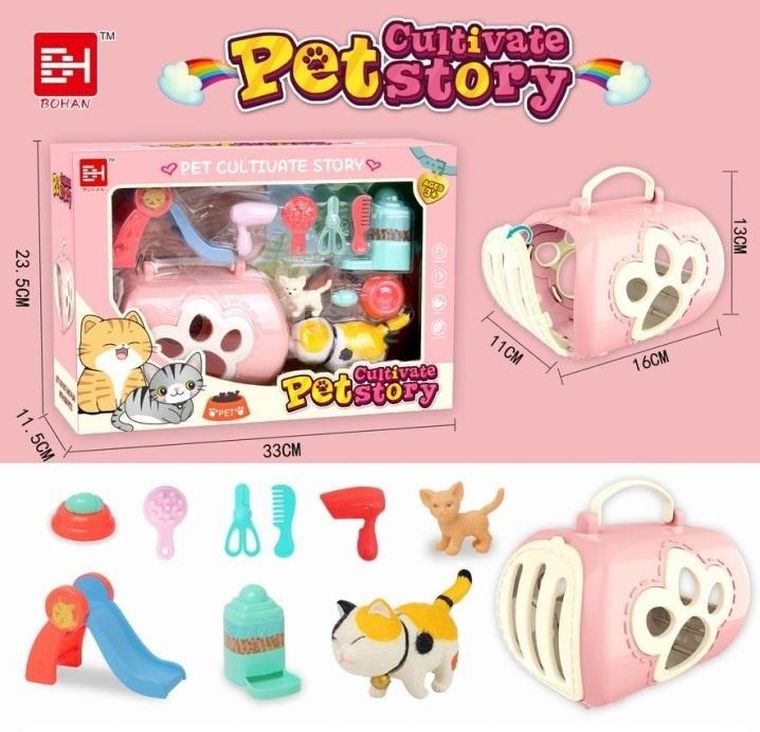 Maksik, kotek z akcesoriami