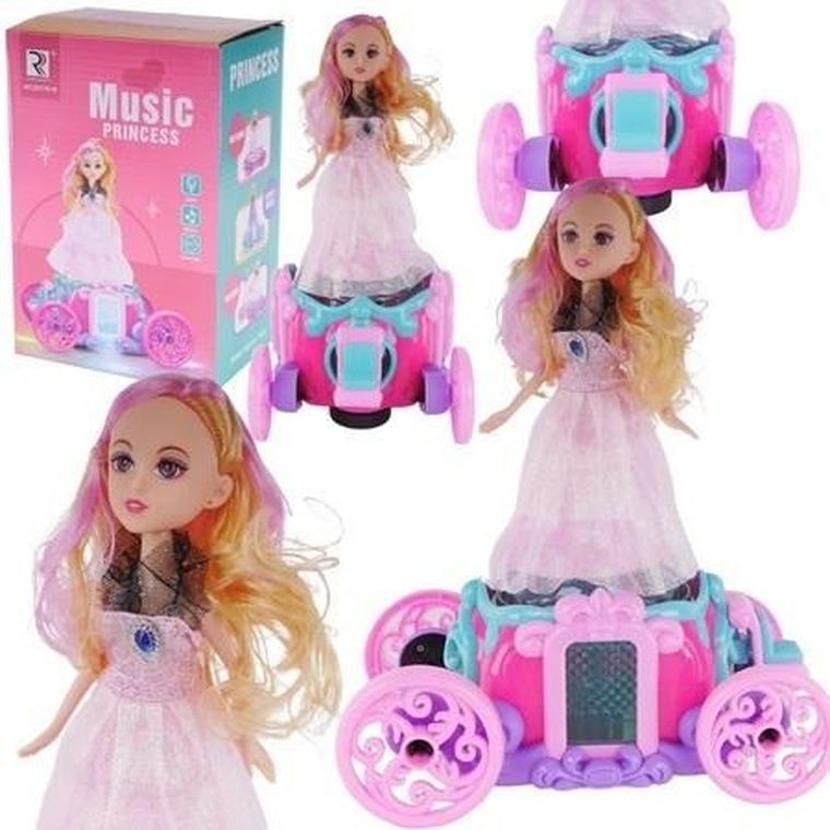 Maksik, księżniczka w karocy, lalka