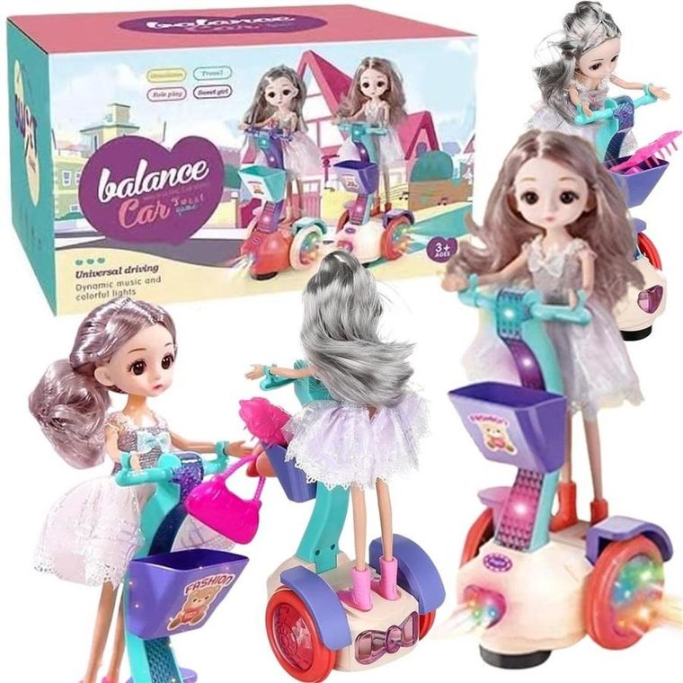 Maksik, lalka z balansującym pojazdem