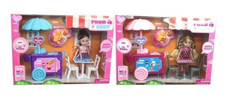 Maksik, lalka z Food Truckiem