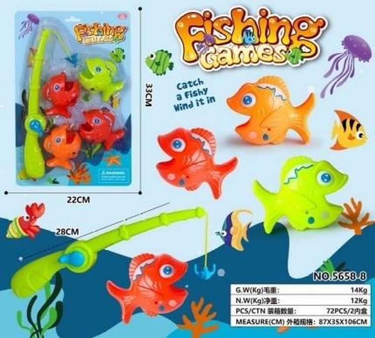 Maksik, łowienie rybek, gra zręcznościowa